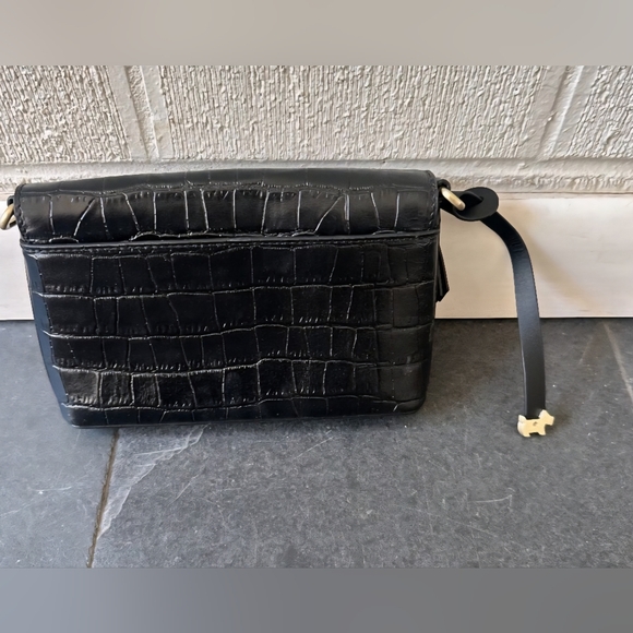 Radley Black Croc Embossed Clutch EUC - Picture 10 of 10